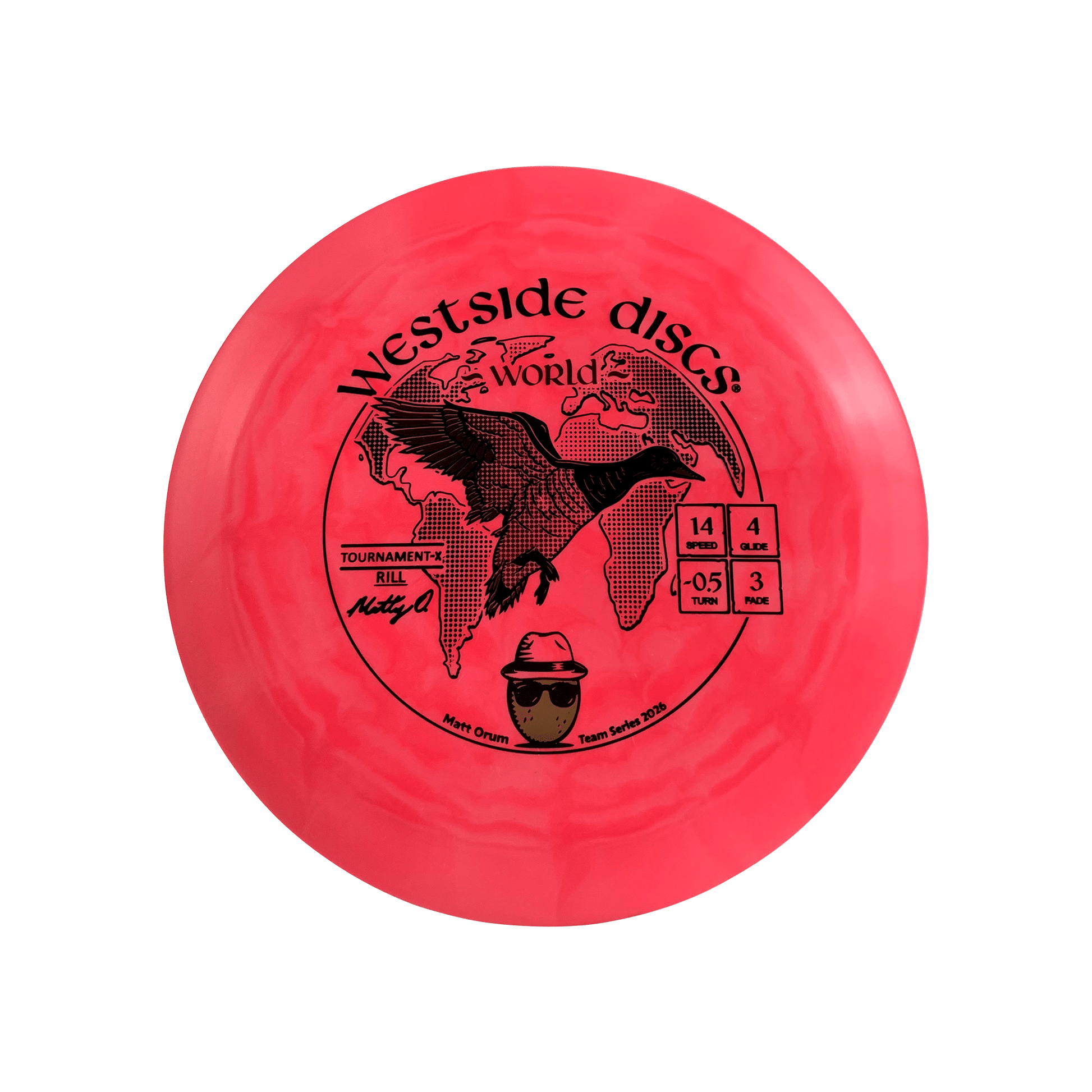Tournament-X Rill World - Matt Orum Team Series Disc Westside Discs multi / light red 173 