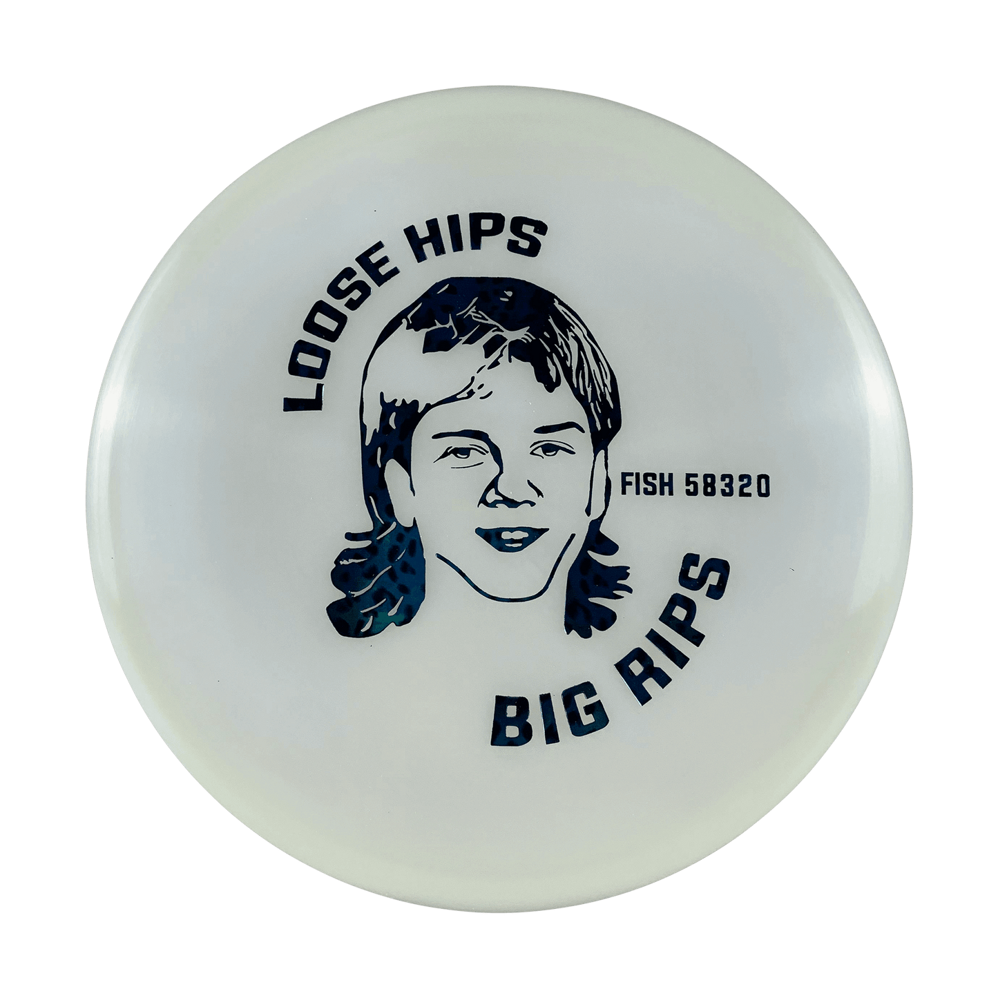 UV Z Comet - Loose Hips Big Rips Stamp Andrew Fish Disc Discraft UV Blue 175 