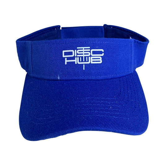 Velcro Visor - DiscHub Bar Stamp Disc DiscHub blue 