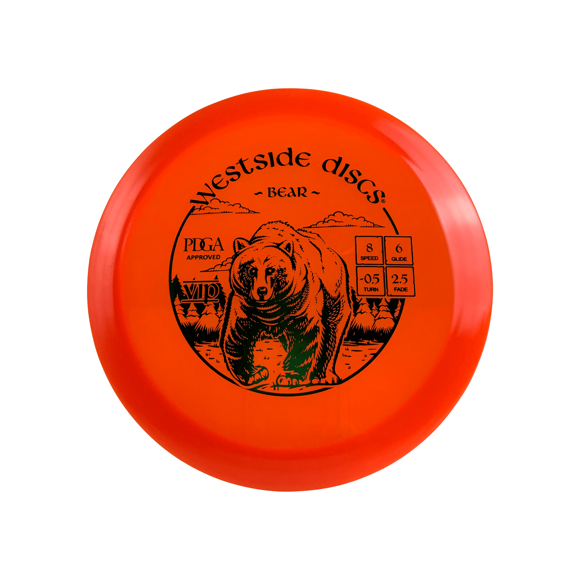 VIP Bear Disc Westside Discs orange 173 