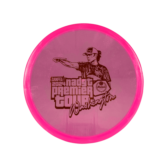 VIP Ice Glimmer Harp - NADGT Washington Premier 2024 Stamp Disc Westside Discs pink 174 