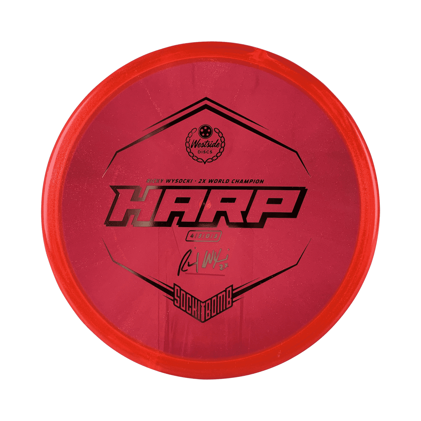 VIP - Ice Glimmer Harp - Ricky Wysocki 2x Disc Westside Discs red 175 