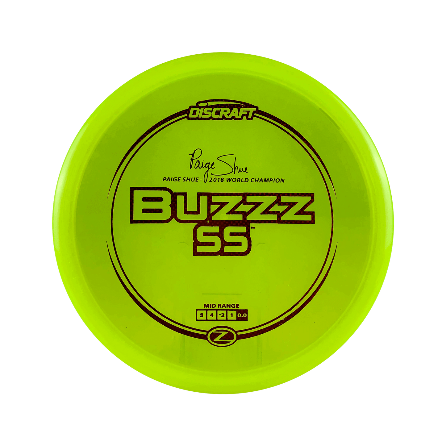 Z Buzzz SS - 2018 World Champion Paige Shue Disc Discraft highlighter yellow 177 