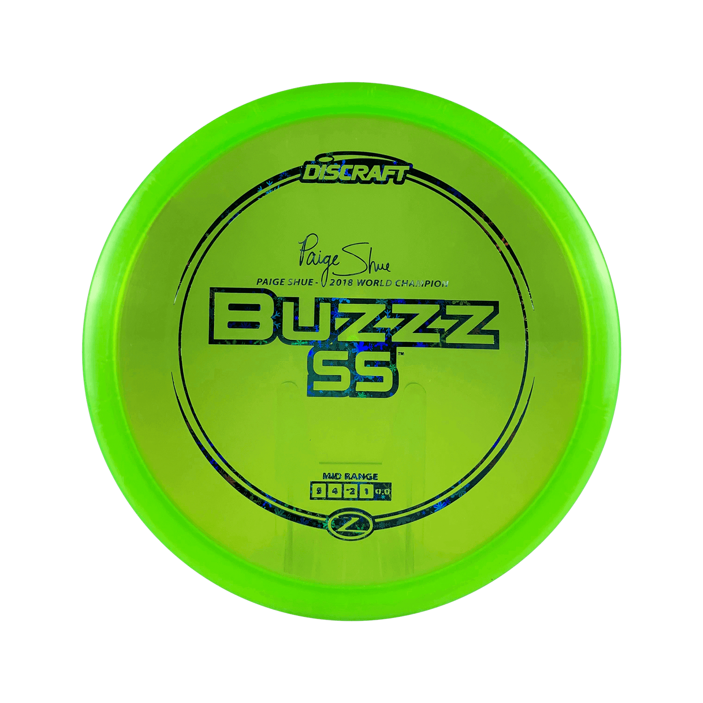 Z Buzzz SS - 2018 World Champion Paige Shue Disc Discraft lime 177 