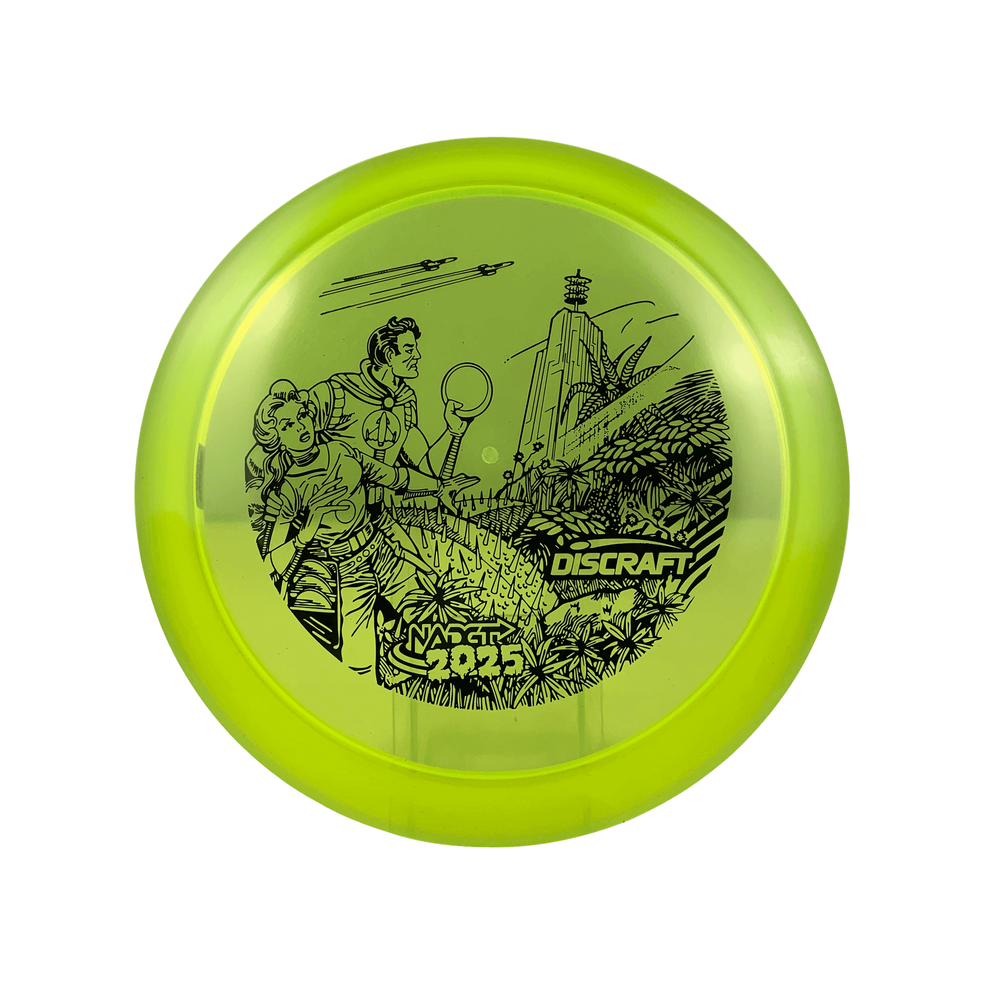 Z Lite Heat - NADGT Hero Stamp 2025 Disc Discraft highlighter yellow 163.0 
