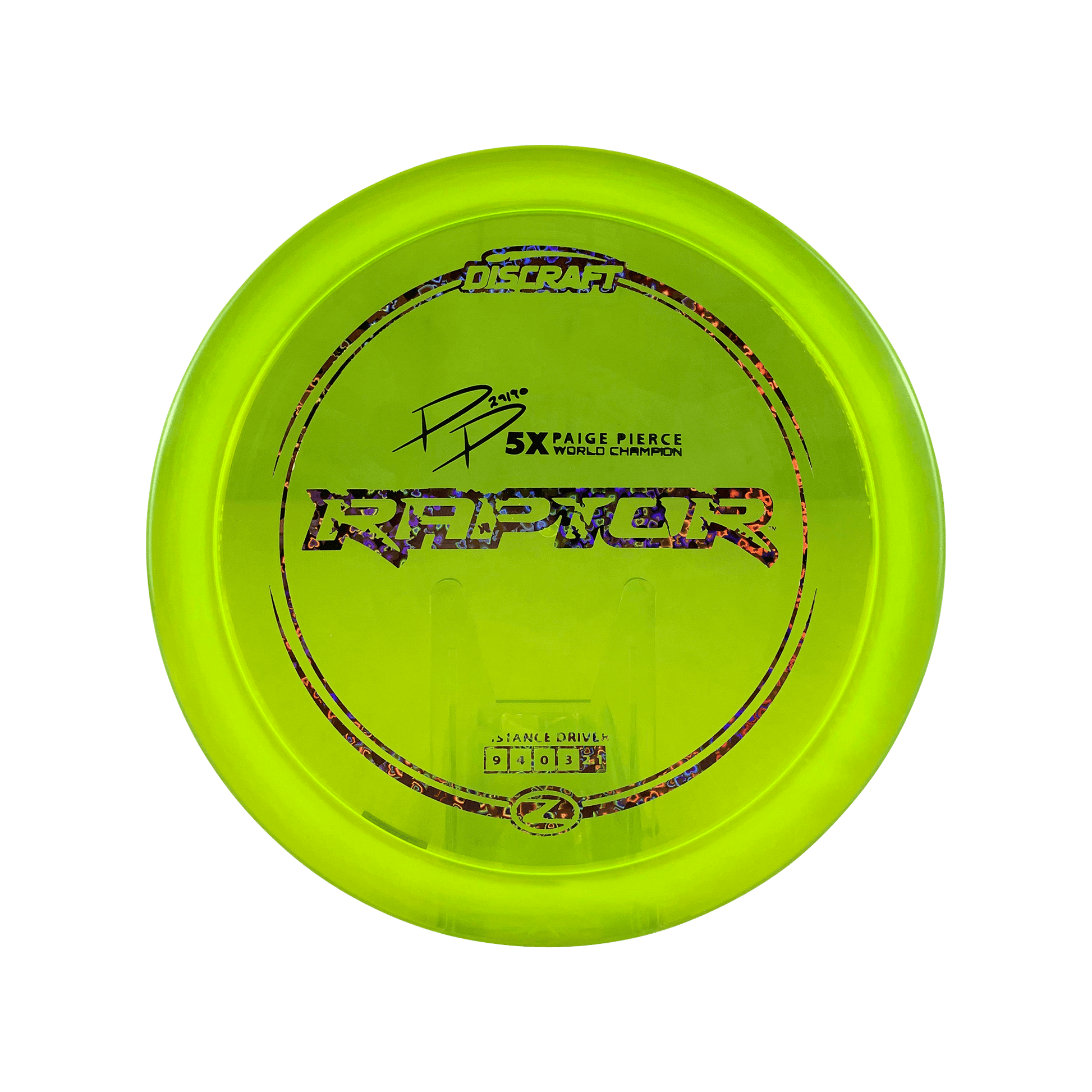 Z Raptor - Paige Pierce Signature Series Disc Discraft neon 170 