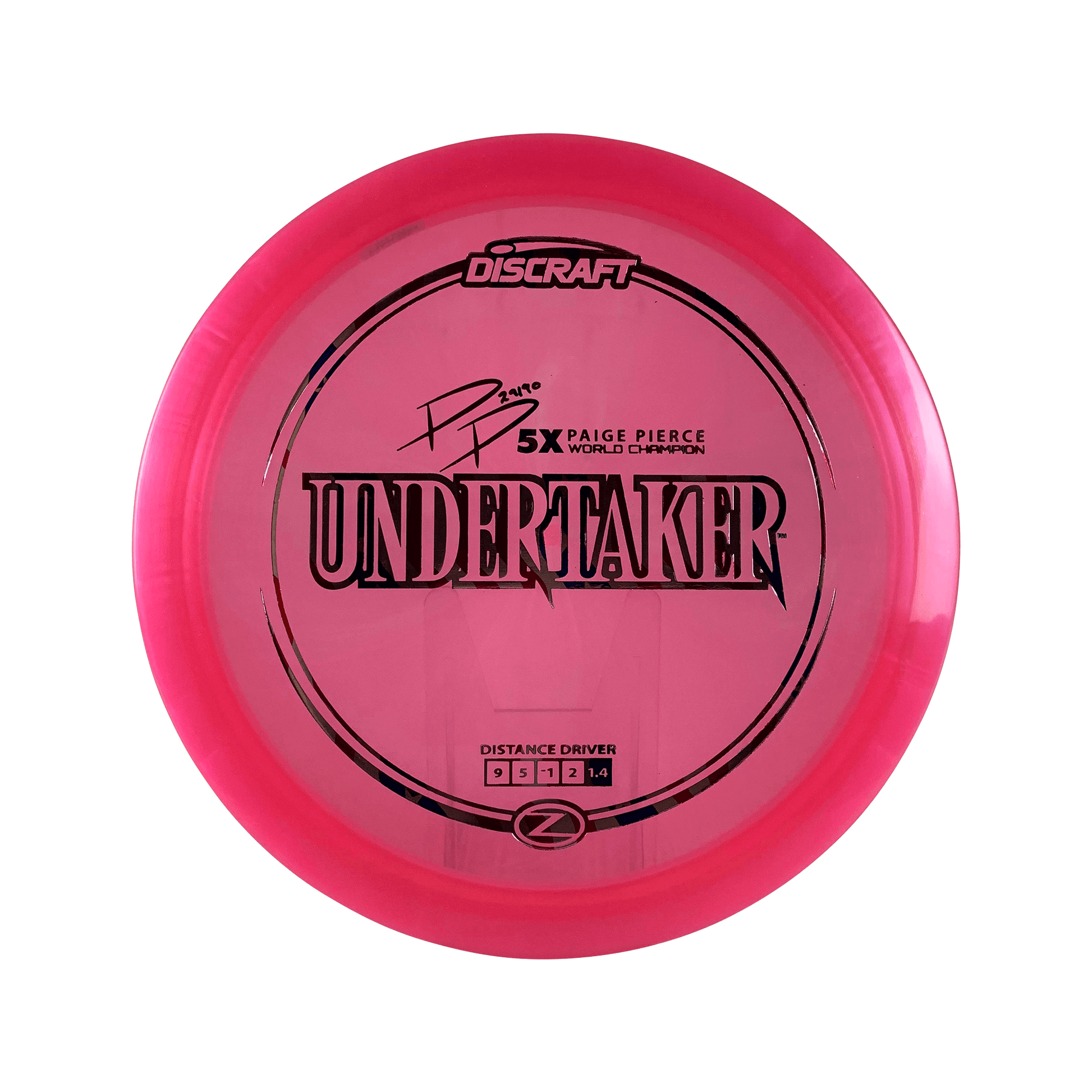 Z Undertaker - Paige Pierce 5x Signature Series Disc Discraft pink 167 