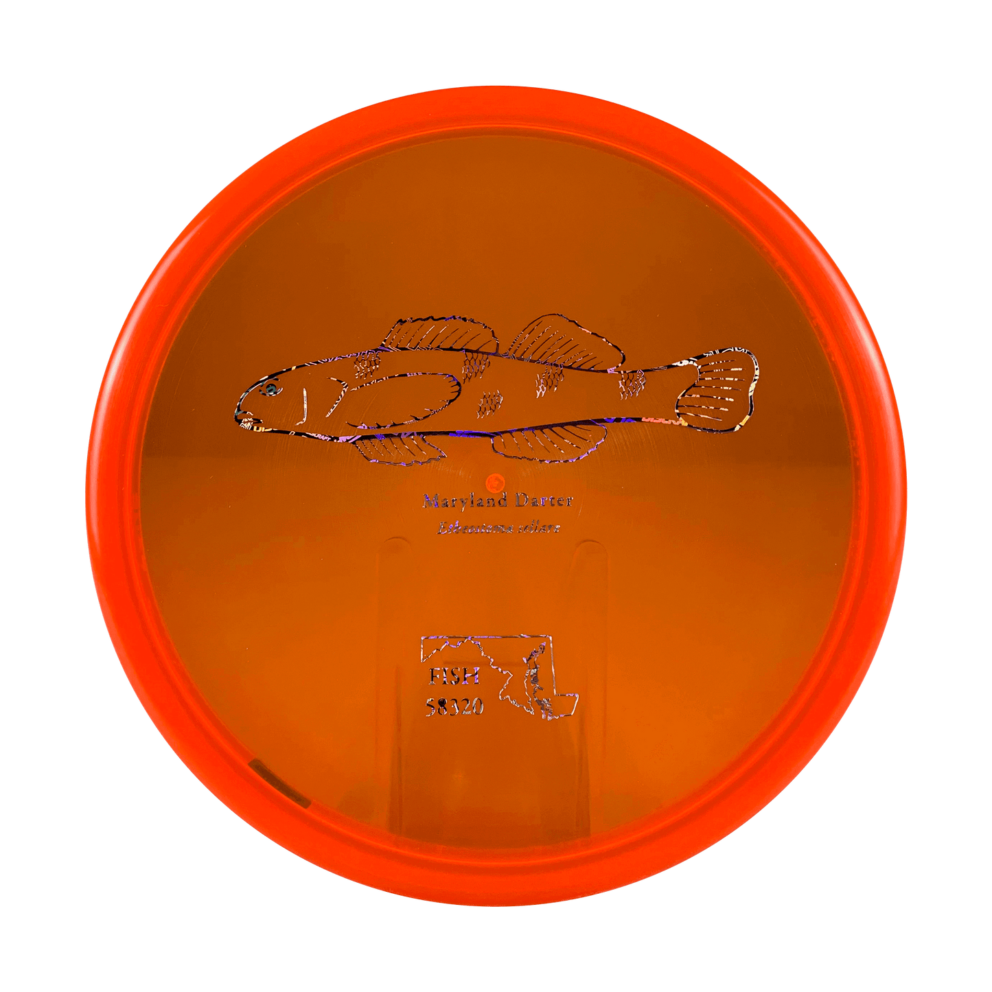 Z Zone - Andrew Fish Maryland Darter Stamp Disc Discraft orange 173 