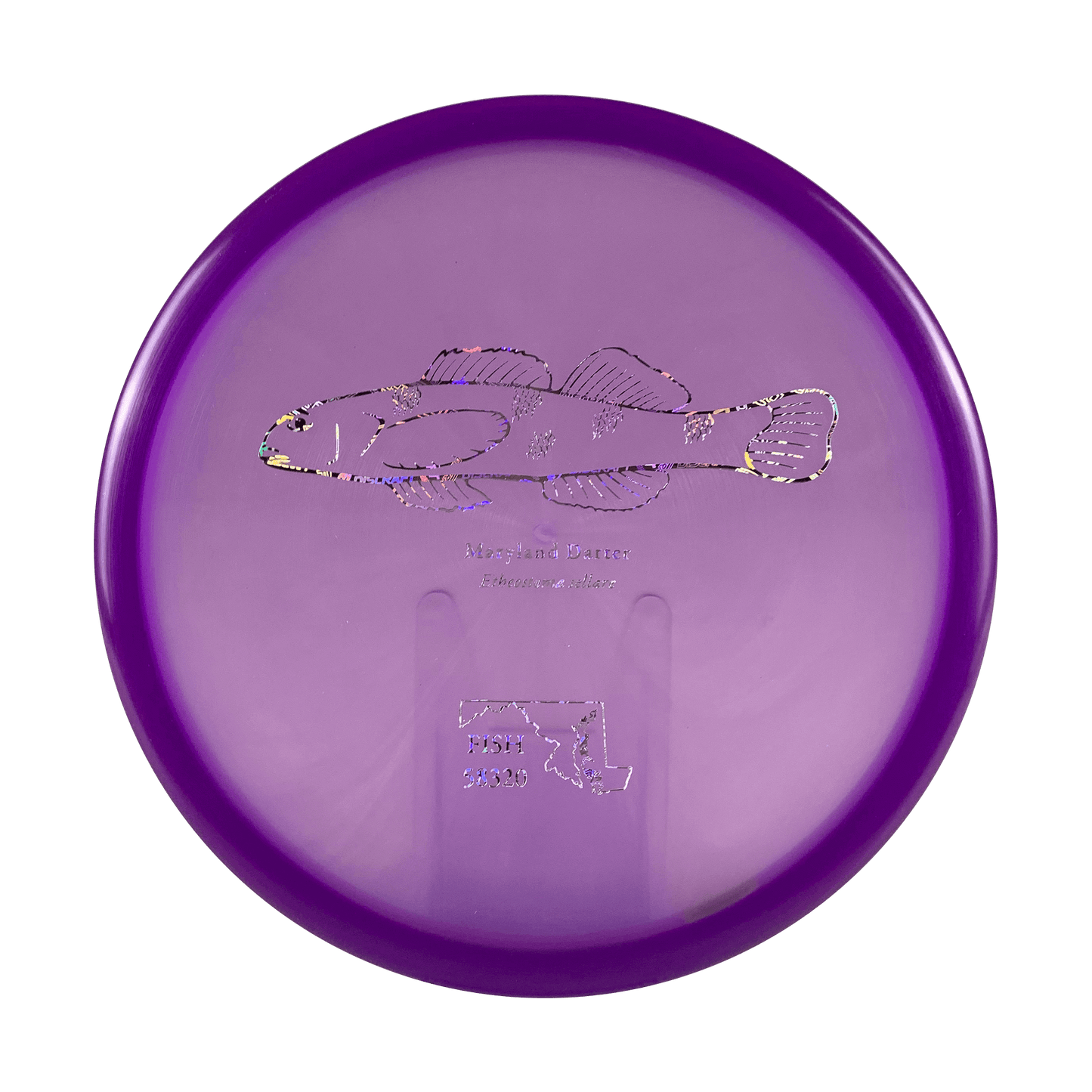Z Zone - Andrew Fish Maryland Darter Stamp Disc Discraft purple 173 