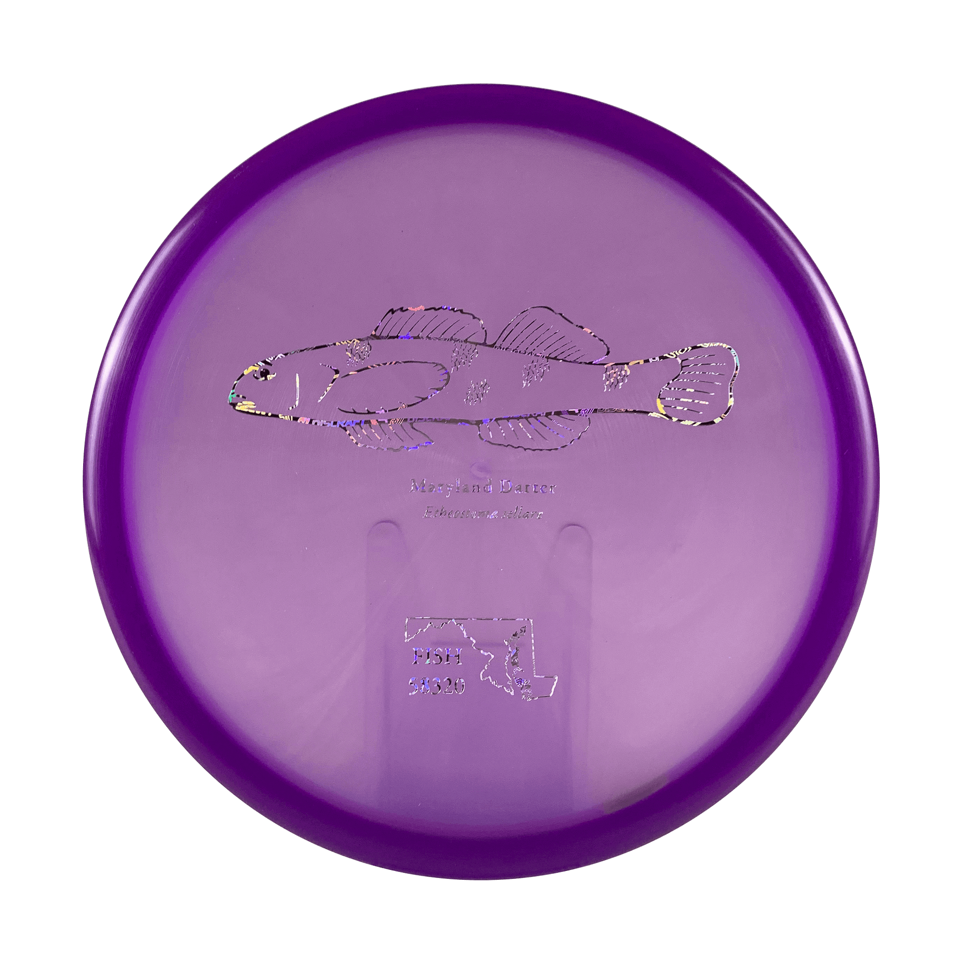 Z Zone - Andrew Fish Maryland Darter Stamp Disc Discraft purple 173 