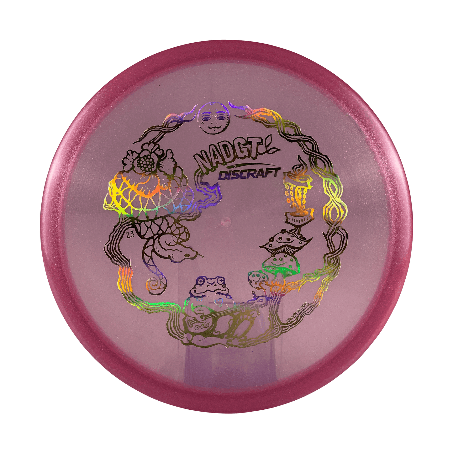 Z Zone - Banjo Frog Stamp - NADGT National Championship '23 Disc Discraft mauve 173 