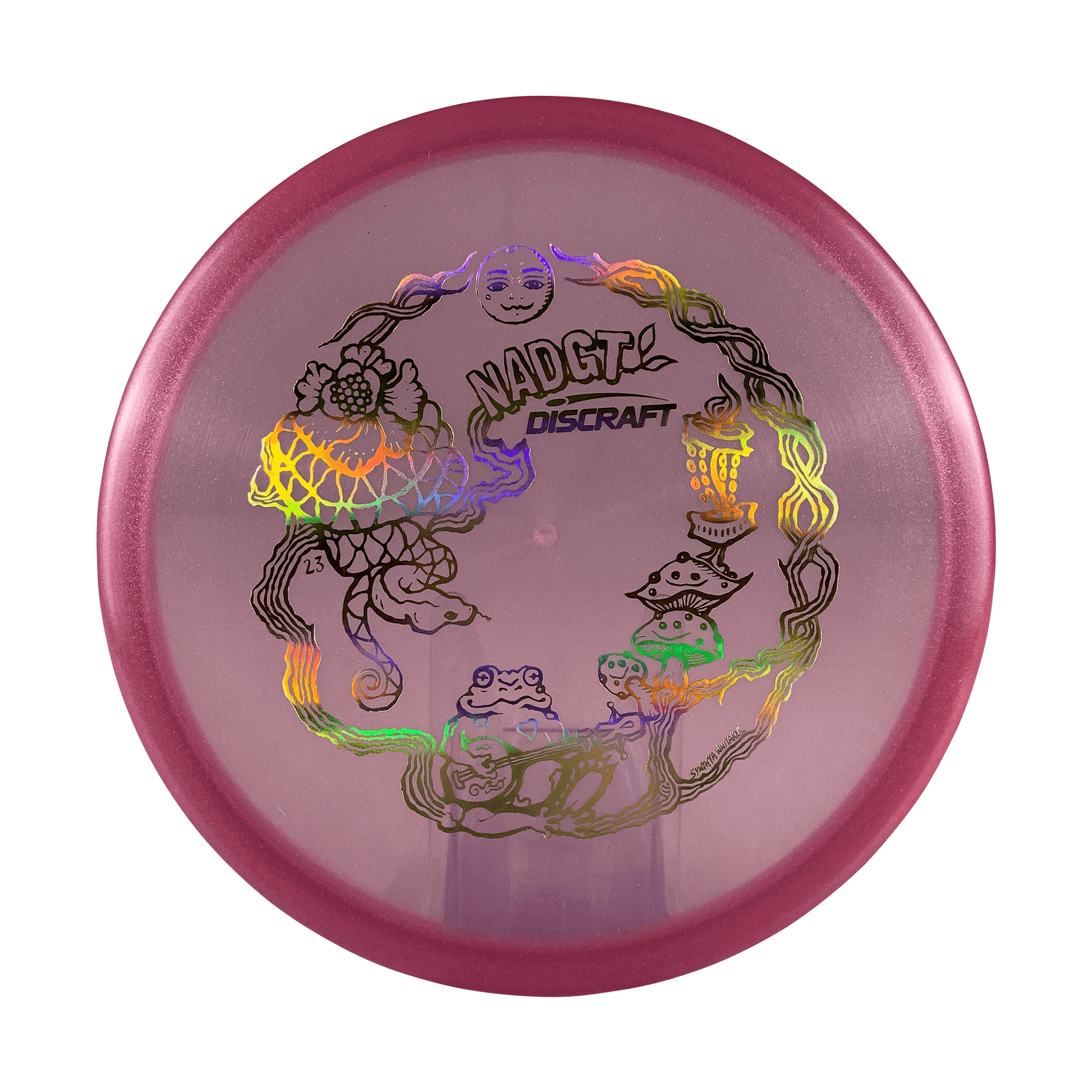 Z Zone - Banjo Frog Stamp - NADGT National Championship '23 Disc Discraft mauve 173 