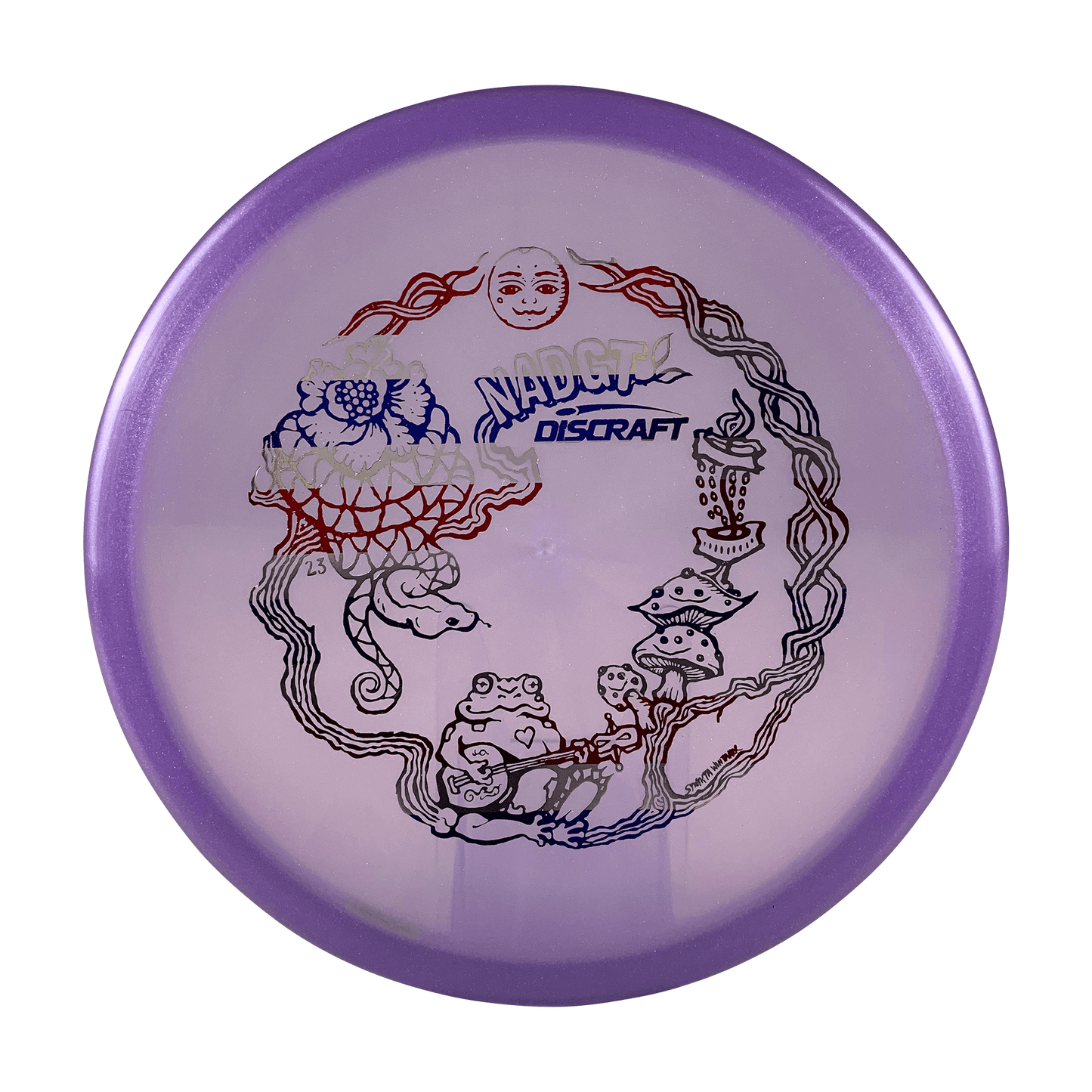 Z Zone - Banjo Frog Stamp - NADGT National Championship '23 Disc Discraft purple 173 