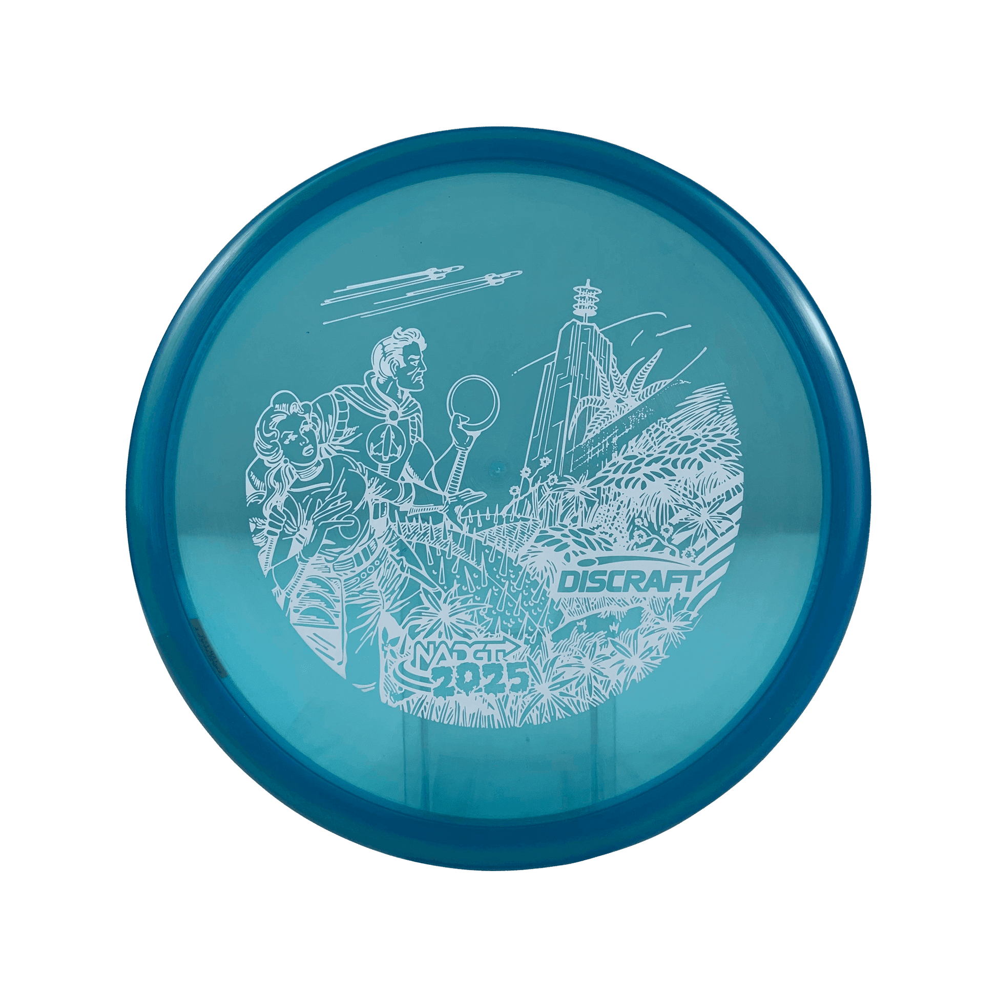 Z Zone - NADGT Hero Stamp 2025 Disc Discraft clear blue 172.0 