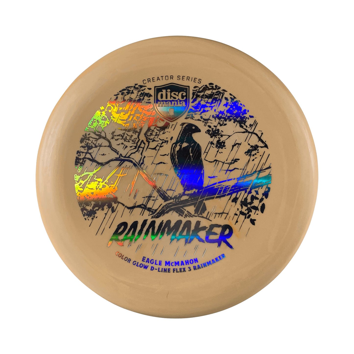 Color Glow D-Line (Flex 3) Rainmaker - Creator Series Eagle McMahon Disc Discmania light orange 173 