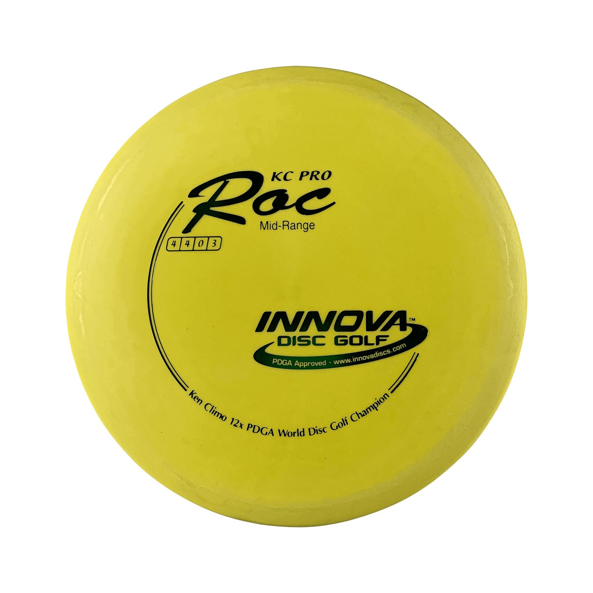 KC Pro Roc Disc Innova yellow 174 