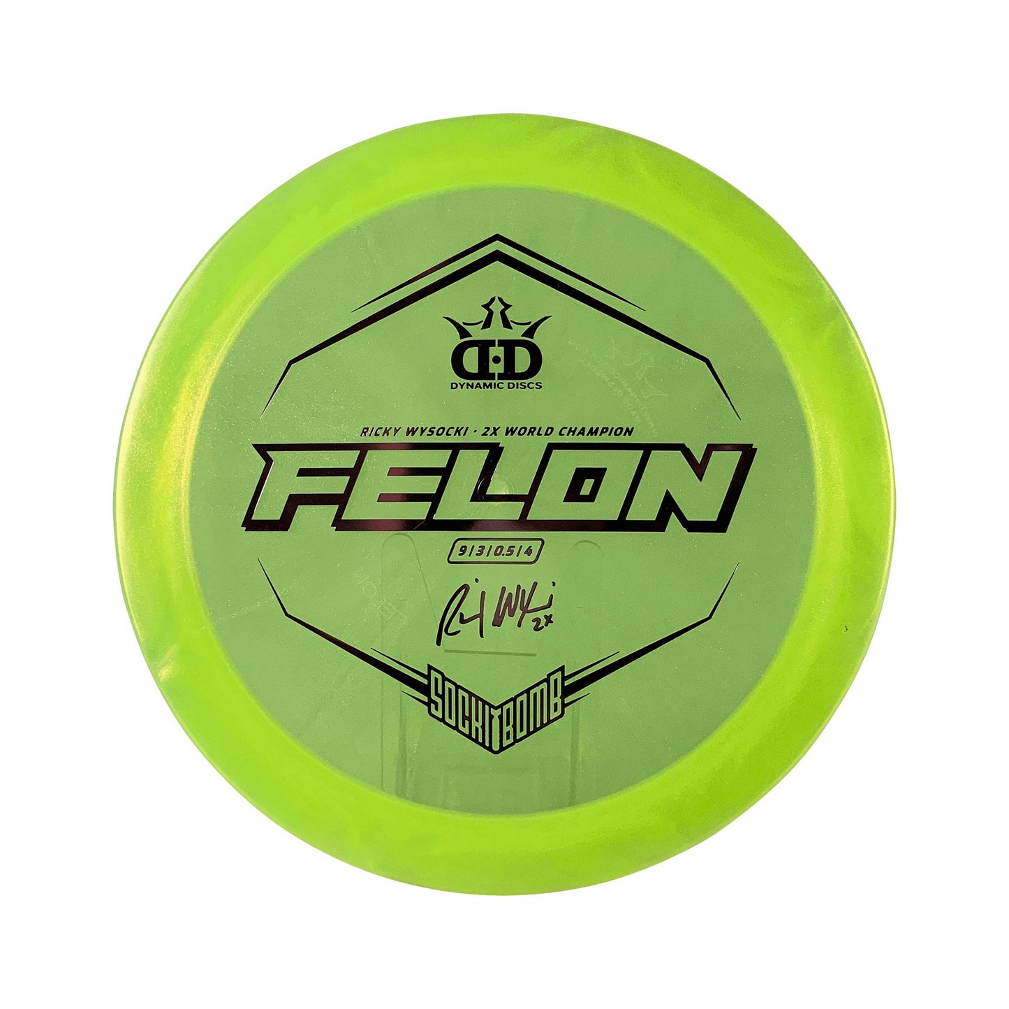 Lucid Ice Felon - Ricky Wysocki Signature Series Disc Dynamic Discs green 176 