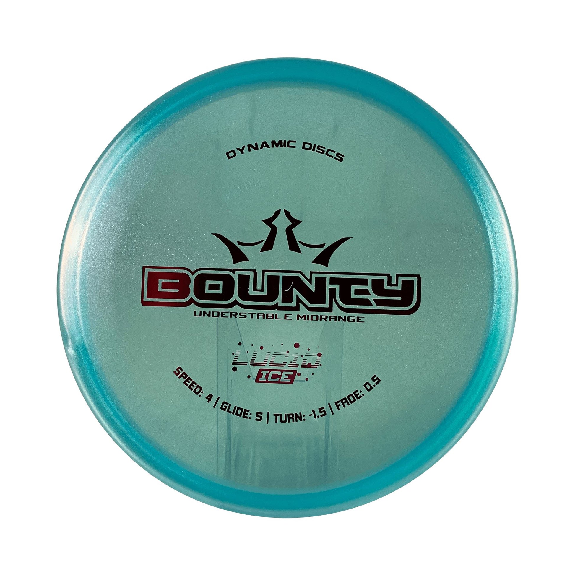 Lucid Ice Glimmer Bounty Disc Dynamic Discs blue 174 