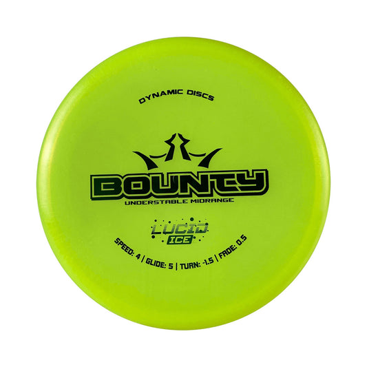 Lucid Ice Glimmer Bounty Disc Dynamic Discs yellow 173 