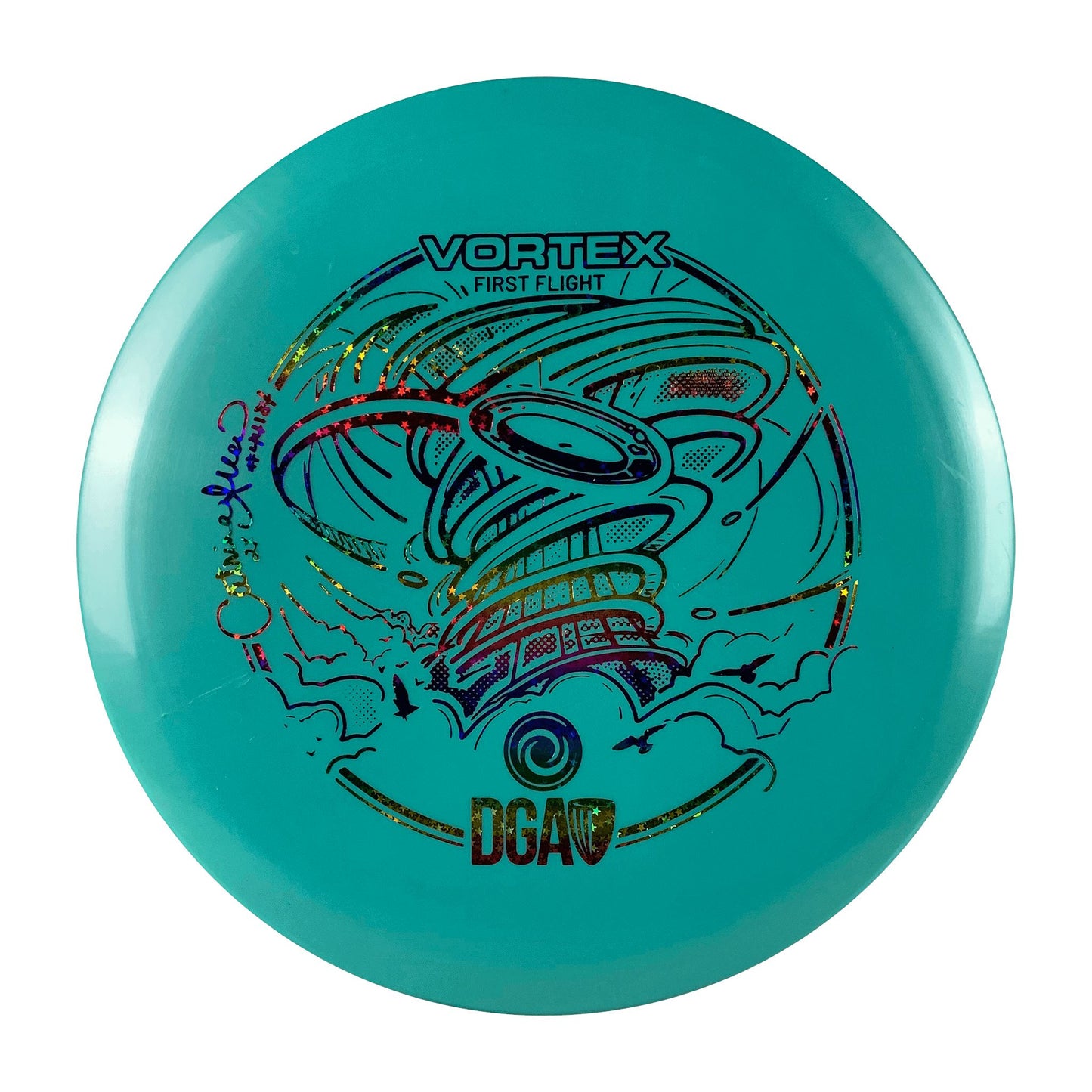 PL Vortex - 1st Flight Catrina Allen 2x Disc DGA teal 173 